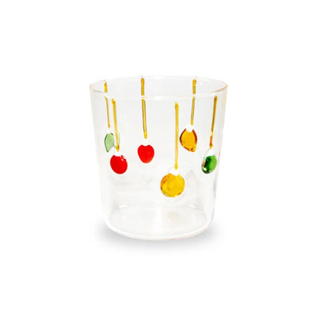 WD LIFESTYLE BICCHIERE BOROSILICATO PALLINE DI NATALE 250ml WD927PAL