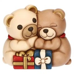 THUN COPPIA TEDDY NATALE CON REGALI T12044277A82