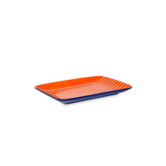 WD LIFESTYLE VASSOIO STONEWARE ROSSO RIGHE 20X15cm WD920R