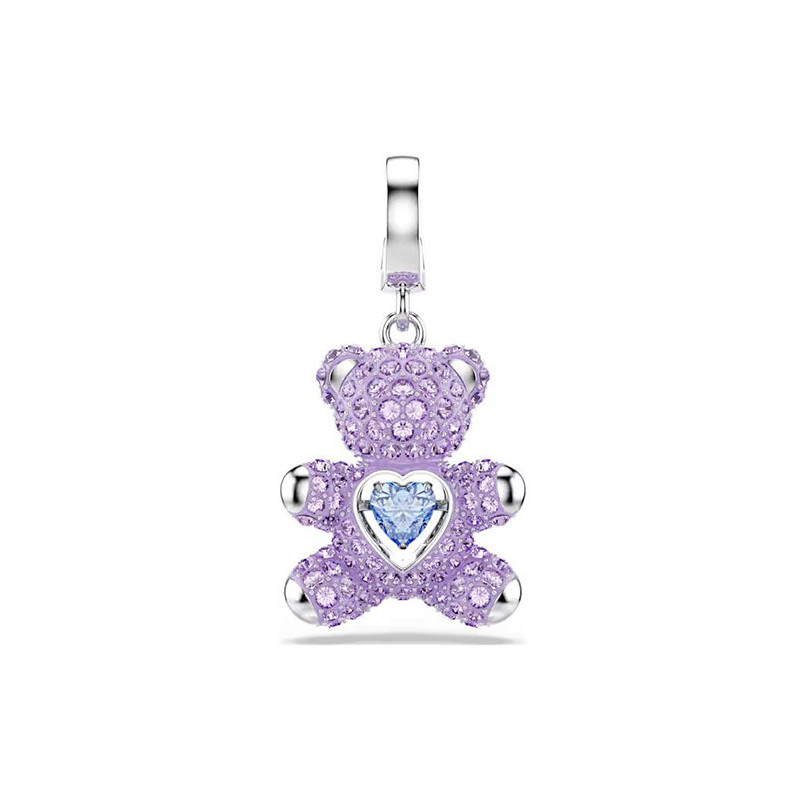 SWAROVSKI CHARM IDYLLIA TEDDY VIOLET 5745610 SWAROVSKI CHARM IDYLLIA TEDDY VIOLET 5745610