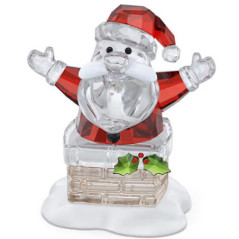 SWAROVSKI SANTA CLAUS AND CHIMNEY 5701507