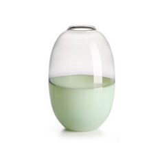 IVV VASO Verde effetto Latte - Grigio 20cm SCARLET 9128.1