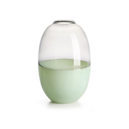 IVV VASO Verde effetto Latte - Grigio 20cm SCARLET 9128.1