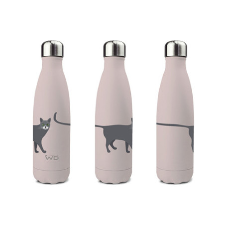 WD LIFESTYLE BOTTIGLIA TERMICA 500ml Gatto DOPPIA PARETE WD365GAT2