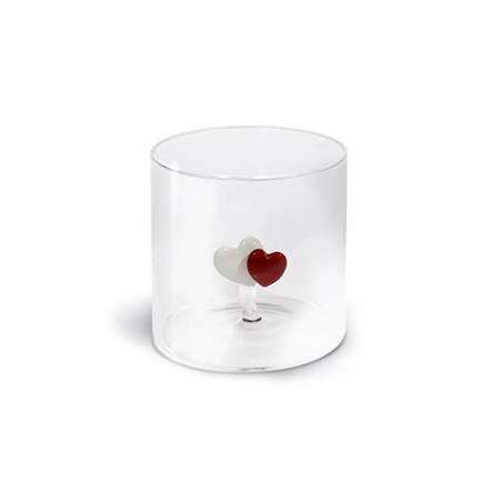 WD LIFESTYLE BICCHIERE VETRO BOROSILICATO Monterey Cuori 250ml WD566CUO