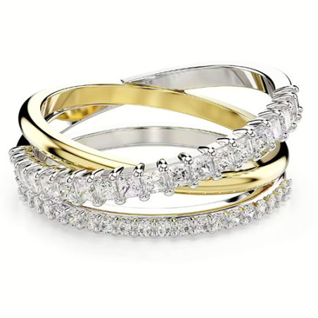 SWAROVSKI ANELLO HYPERBOLA 3 BAND CRY/MIX 55 5689730