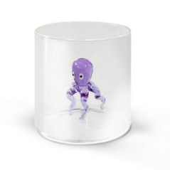 WD LIFESTYLE BICCHIERE VETRO BOROSILICATO Monterey Polipo 250ml WD566POL