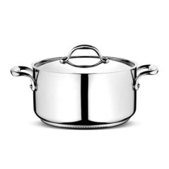 LAGOSTINA CASSERUOLA con COPERCHIO Accademia Lagofusion 20cm Trimetallo 011116031220