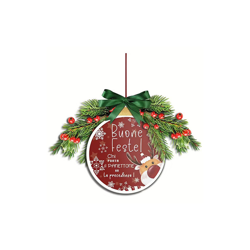 EGAN FUORIPORTA BUONE FESTE 20cm NATALE 2026 120196 EGAN FUORIPORTA BUONE FESTE 20cm NATALE 2026 120196