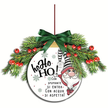 EGAN FUORIPORTA HO HO HO 20cm NATALE 2026 120197