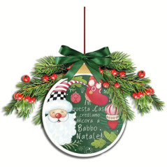 EGAN FUORIPORTA BABBO NATALE 20cm NATALE 2026 120199