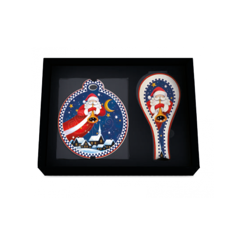 EGAN SET SOTTOPENTOLA E POGGIAMESTOLO BABBO NATALE BLU NATALE 2026 120234 EGAN SET SOTTOPENTOLA E POGGIAMESTOLO BABBO NATALE BLU NATALE 2026 120234