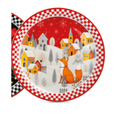 EGAN PIATTO PANETTONE VOLPE ROSSO NATALE 2026 120231