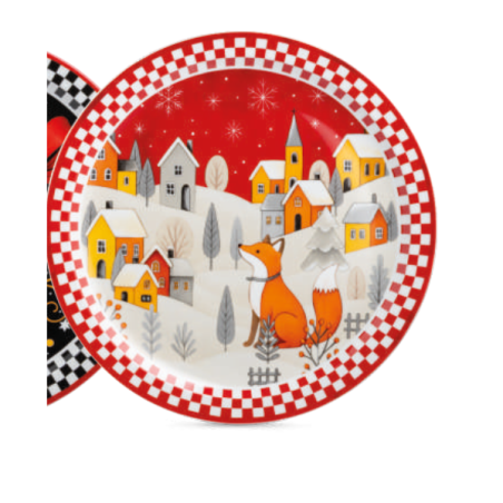 EGAN PIATTO PANETTONE VOLPE ROSSO NATALE 2026 120231