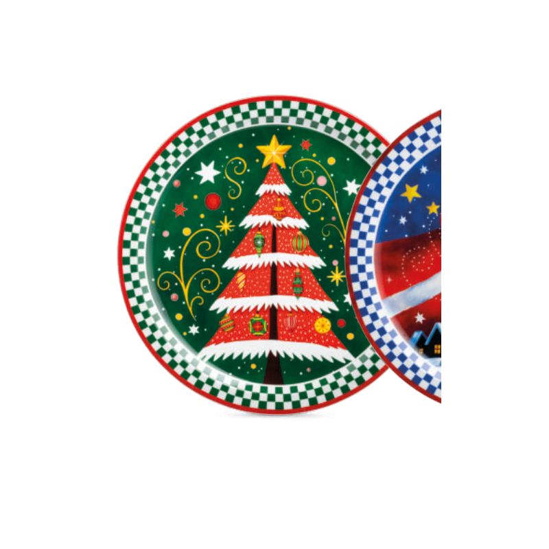 EGAN PIATTO PANETTONE ALBERO VERDE NATALE 2026 120218