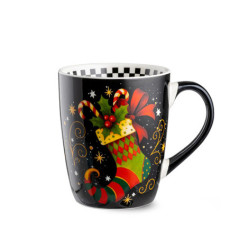 EGAN TAZZA MUG CALZA NERO NATALE 2026 120202