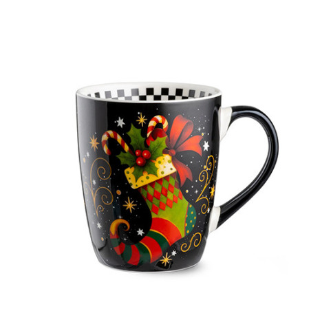 EGAN TAZZA MUG CALZA NERO NATALE 2026 120202
