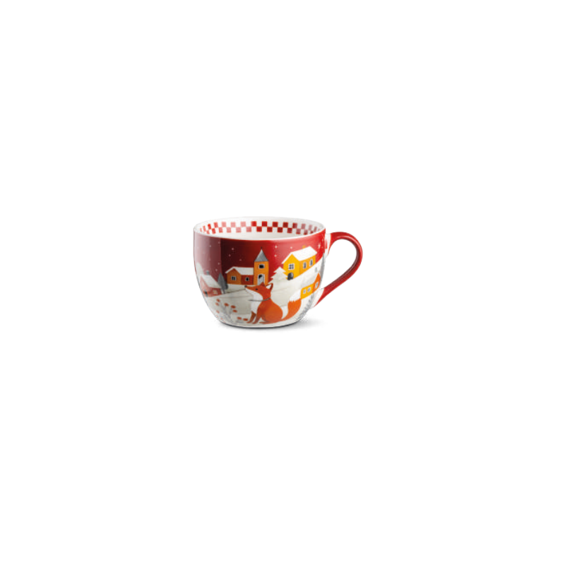 EGAN TAZZA COLAZIONE VOLPE ROSSO NATALE 2026 120207