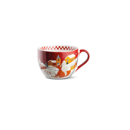 EGAN TAZZA COLAZIONE VOLPE ROSSO NATALE 2026 120207